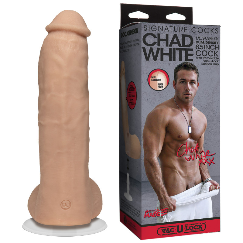 Signature Cocks Gode réaliste Acteur Chad White 17 x 5 cm